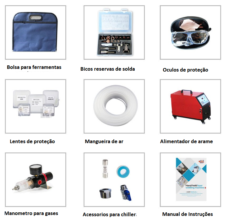 Máquina De Solda a Laser Industrial 3 em 1 – Fiber Laser 1500W